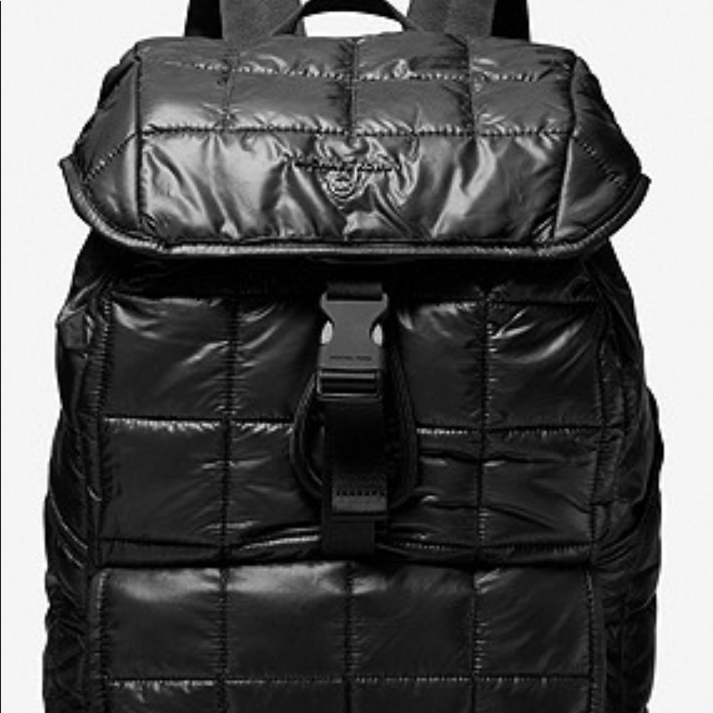Michael Kors Stirling Quilted Recycled Polyester Backpack